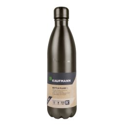 KAUFMANN FLASK BOTTLE S/STEEL GRY RANGE