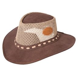 ROGUE HAT BREEZY AIRHEAD CANVAS MESCH CHOC RANGE