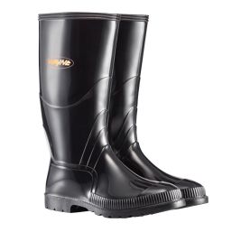 WAYNE GUMBOOTS MENS KNEE L BLACK RANGE