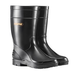 WAYNE GUMBOOTS LADIES HALF LENGTH BLACK RANGE