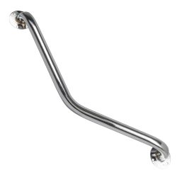 DISABLED GRAB RAIL CHROME PLATED DOG LEG