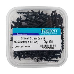 IFASTEN DRYWALL SCREW COARSE NO6 3.5MMX41MM 100 PT