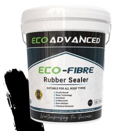 ECO ADVANCED ECOFIBRE RUBBER SEALER 20L BLACK