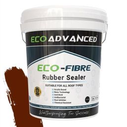 ECO ADVANCED ECOFIBRE RUBBER SEALER 20L BROWN