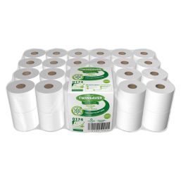 TWINSAVER TOILET PAPER 1PLY RECYC SABS 48PC 0174