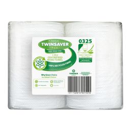 TWINSAVER CENTREFEED TOWEL STAND 1PLY 4 PC 0325