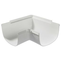 PVC GUTTER D-SHAPE CORNER