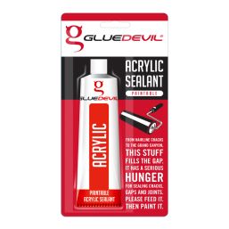 GLUEDEVIL ACRYLIC SEALANT PAINTABLE 90ML