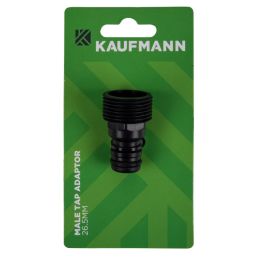 KAUFMANN 19-20MM INT 26.5MM EXT TAP ADAPTOR MALE