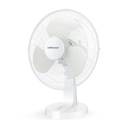 MELLERWARE FAN DESKTOP PLASTIC 35W 30CM WHITE