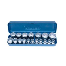 GEDORE BLUE SOCKET SET 8-32MM 18 PCE C19MK