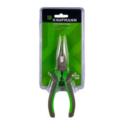 KAUFMANN PLIERS LONG NOSE SOFT HANDLE 150MM