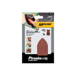 B&D MOUSE SANDPAPER QUICK FIT 80G 5PK