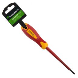 KAUFMANN VDE SCREWDRIVER FLAT 0.8 X 4 X 100MM