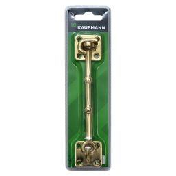 KAUFMANN CABIN HOOK 150MM BRASS PLATED -ZAMAC