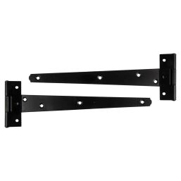 KAUFMANN TEE HINGE BLK JAPAN LD 250MM PAIR (BULK)