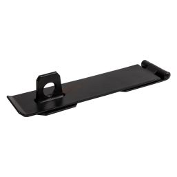 KAUFMANN HASP & STAPLE 150MM H/DUTY BLK JAP(BULK)