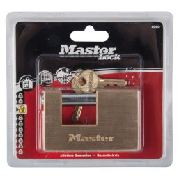 MACKIE INSURANCE LOCK MASTER BRASS 85MM