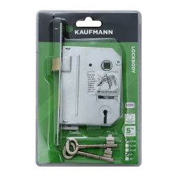 KAUFMANN LOCKBODY 2 LEVER SABS CHROME PLATED