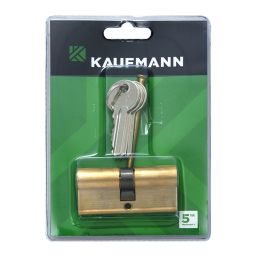 KAUFMANN CYLINDER EURO ONLY 65MM SOLID BRASS