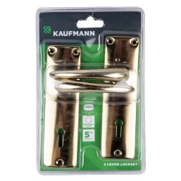 KAUFMANN LOCKSET 2 LEVER SABS LOCK + BP HANDLE