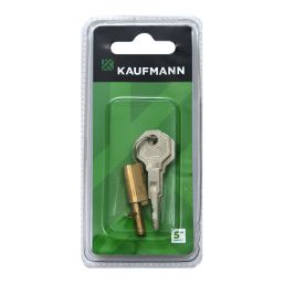 KAUFMANN KEY HOLE BLOCKER BRASS