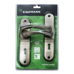 KAUFMANN LOCKSET 3L SABS MS 6INCH GIOVANNI BN/SN