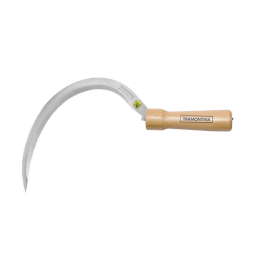 TRAMONTINA GRASS HOOK SICKLE W/WOODEN HANDLE