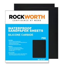 ROCKWORTH WATER PAPER SHEETS - P60 (50 PACK)