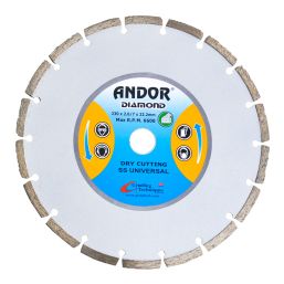 ANDOR DIAMOND DISC SEGMENTED SS 230X2.6/7MM