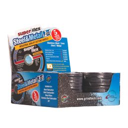 SUPERFLEX CUTTING DISC 2IN1 FLAT 115X1 5PK DISPLAY