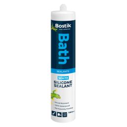 BOSTIK BATH SILICONE WHITE 280ML