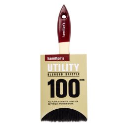 HAMILTONS PAINT BRUSH UTILITY 100MM