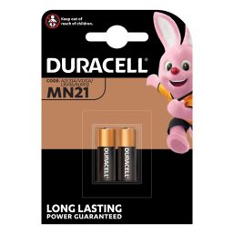 DURACELL BATTERY ALKALINE MN21 2 PACK