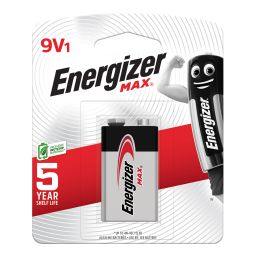 ENERGIZER BATTERY MAX 9V 1 PACK