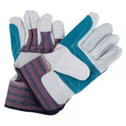 KAUFMANN GLOVE COTTON DOUBLE LEATHER PALM