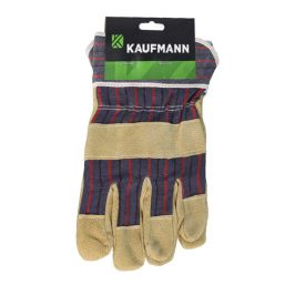 GLOVE COTTON LEATHER PALM