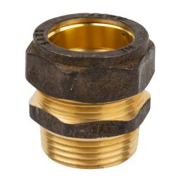 COMPRESSION BRASS COUPLER CXMI 15MMX1/2 SABS