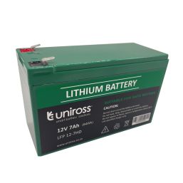 UNIROSS BATTERY LITHIUM HEAVY DUTY 12V 7AMP HR