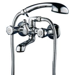 TAP VISTO BATH MIXER WALL TYPE WITH HANDSHOWER