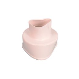 FLUSH PIPE CONNECTOR RUBBER CONE WHT