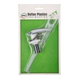 FLUSH HANDLE & ARM FOR CISTERN 1PK PREPACK