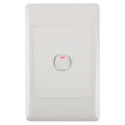 NEXUS LIGHT SWITCH WITH COVER 16AMP 4X2 1WAY 1L