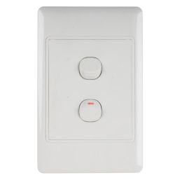 NEXUS LIGHT SWITCH WITH COVER 16AMP 4X2 1WAY 2L