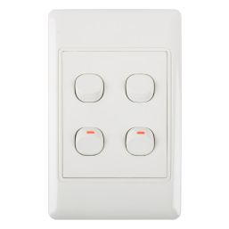 NEXUS LIGHT SWITCH WITH COVER 16AMP 4X2 1WAY 4L