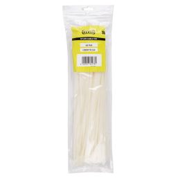 NEXUS CABLE TIES T501 4.8MMX300MM WHITE 100 PACK