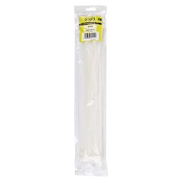 NEXUS CABLE TIES 7.6X400MM T120R 20PK WHITE