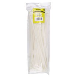 NEXUS CABLE TIES T120R 7.6MMX400MM WHITE 100 PACK