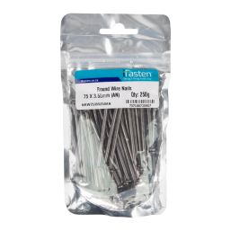 IFASTEN NAIL WIRE ROUND 75MMX3.55MM 250G PP