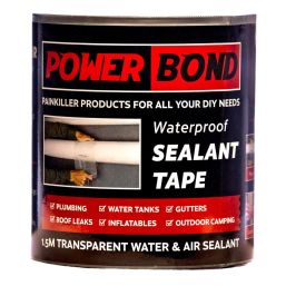 POWERBOND WATERPROOF SEALANT TAPE TRANSPARENT 1.5M